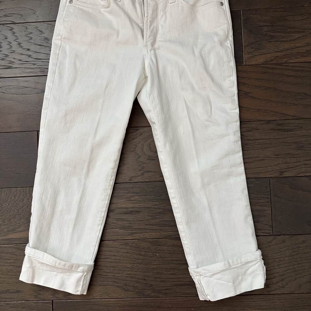 NYDJ White Cropped Pants
